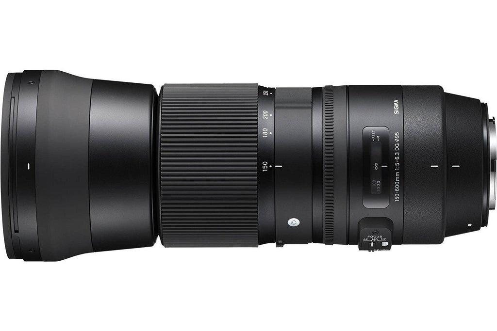 Sigma 150-600mm f/5-6.3 DG OS HSM Contemporary with TC-1401 Teleconverter for Canon EF