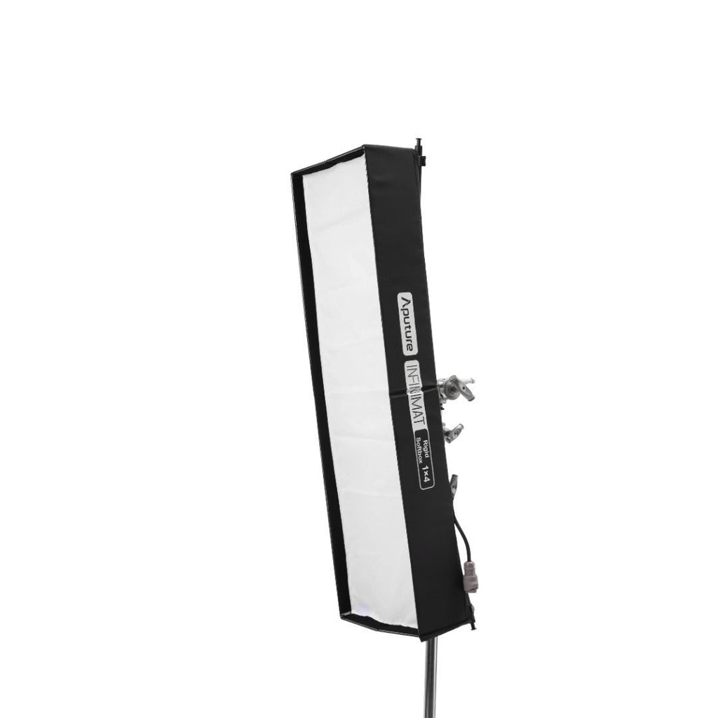 Aputure INFINIMAT Rigid Softbox 1x4 - Collapsible Hook-and-Loop Light Modifier