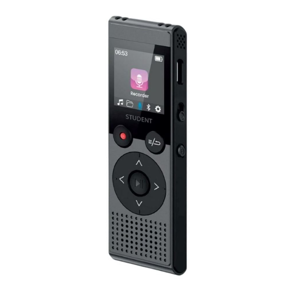 Samvix Student 128 Kosher Office Voice Recorder and MP3 Player with Speaker (128GB, Gray and Black)