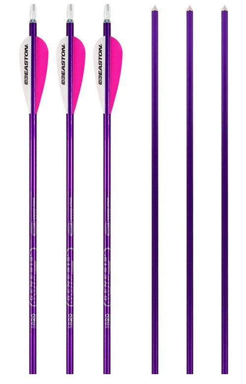 Genesis Archery Easton XX75 30 in NASP Arrows for Genesis Bows (6-pack, Purple)