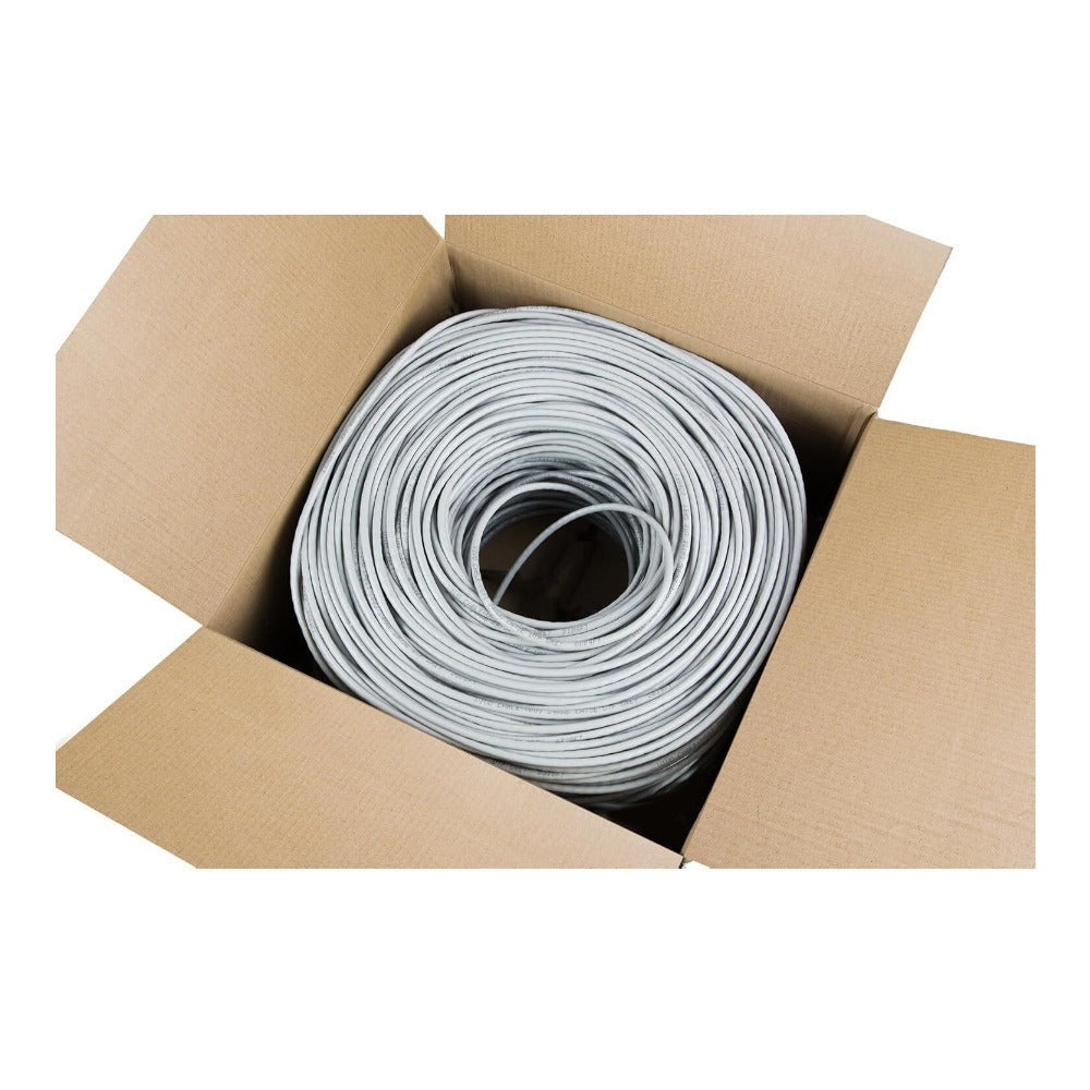 VIVO 500 ft Cat6 Ethernet Cable with CCA and 23 AWG UTP Bulk Pull Box (Gray)