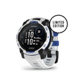 Garmin Instinct 3 GPS Smartwatch (Whitestone/Bolt Blue)