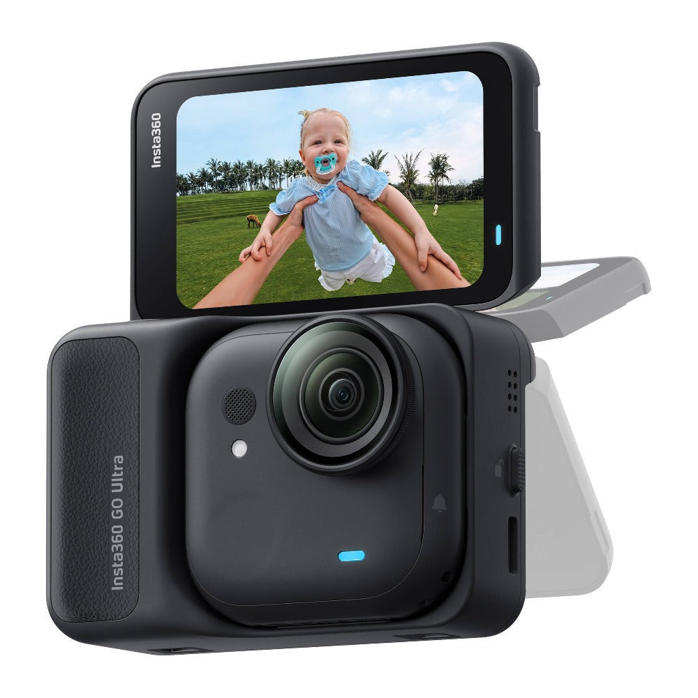 Insta360 GO Ultra Standard Bundle 50MP Action Camera with Action Pod (Black)