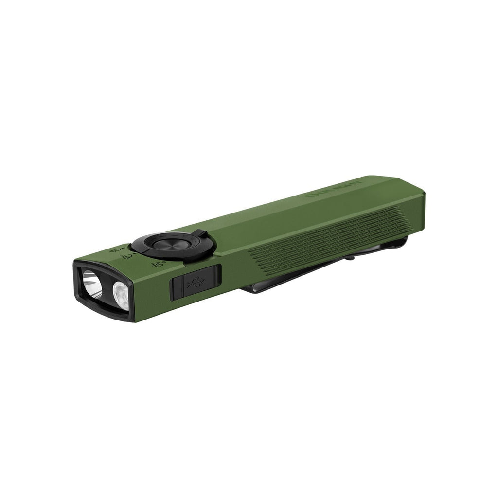 OLIGHT ArkPro EDC Flat Rechargeable Flashlight (OD Green CW)