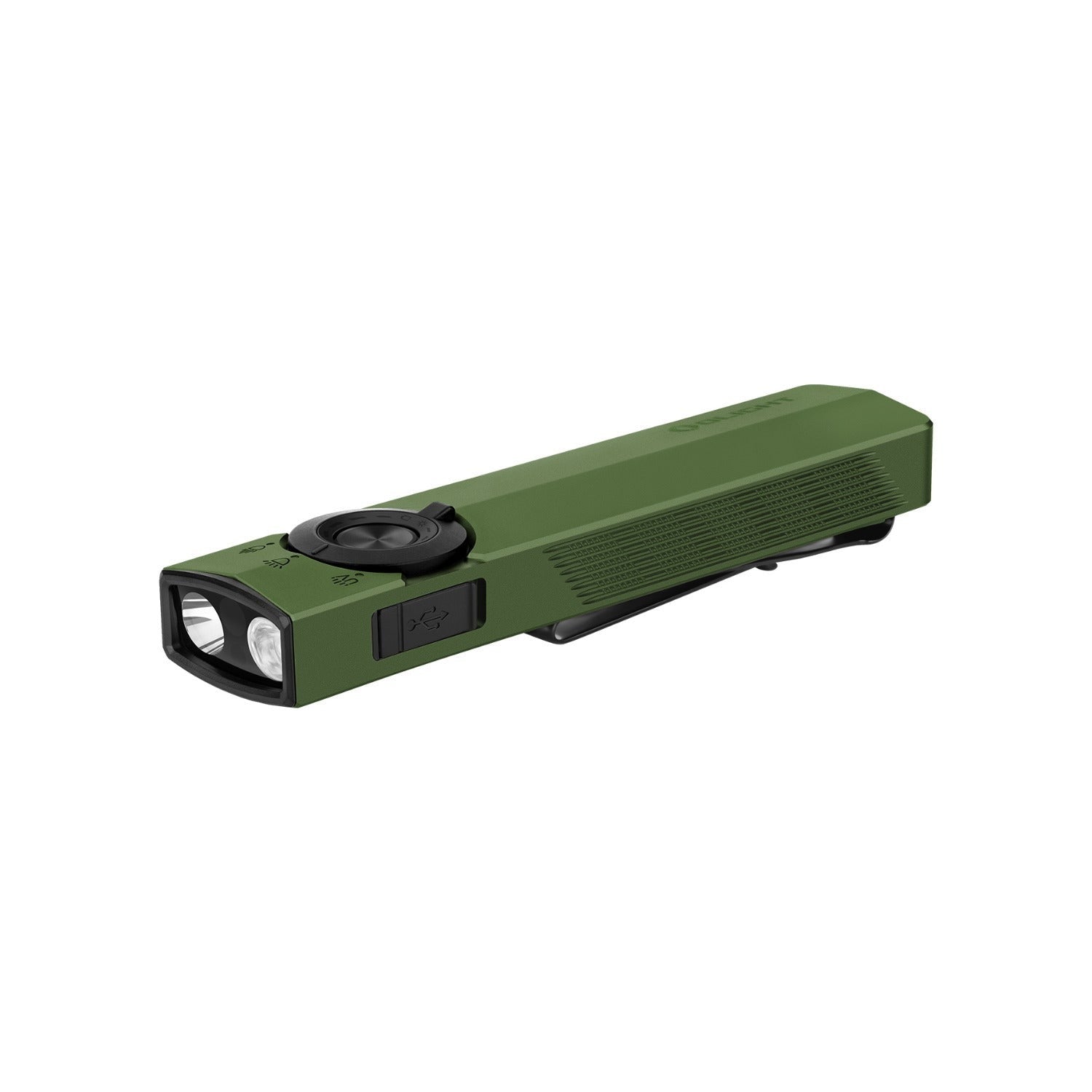 OLIGHT ArkPro EDC Flat Rechargeable Flashlight (OD Green CW)