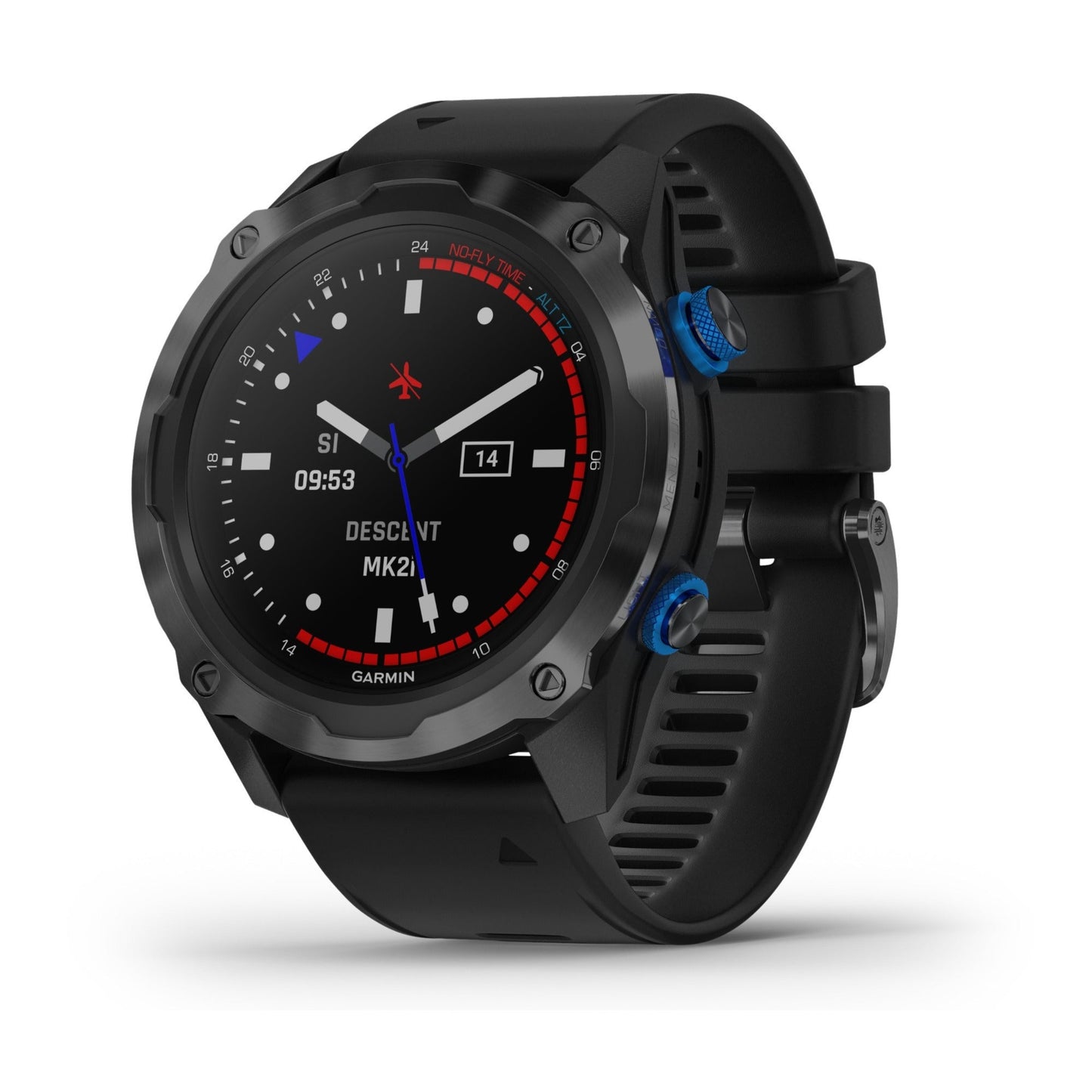 Garmin Descent Mk2i with DLC Titanium Band (Black)