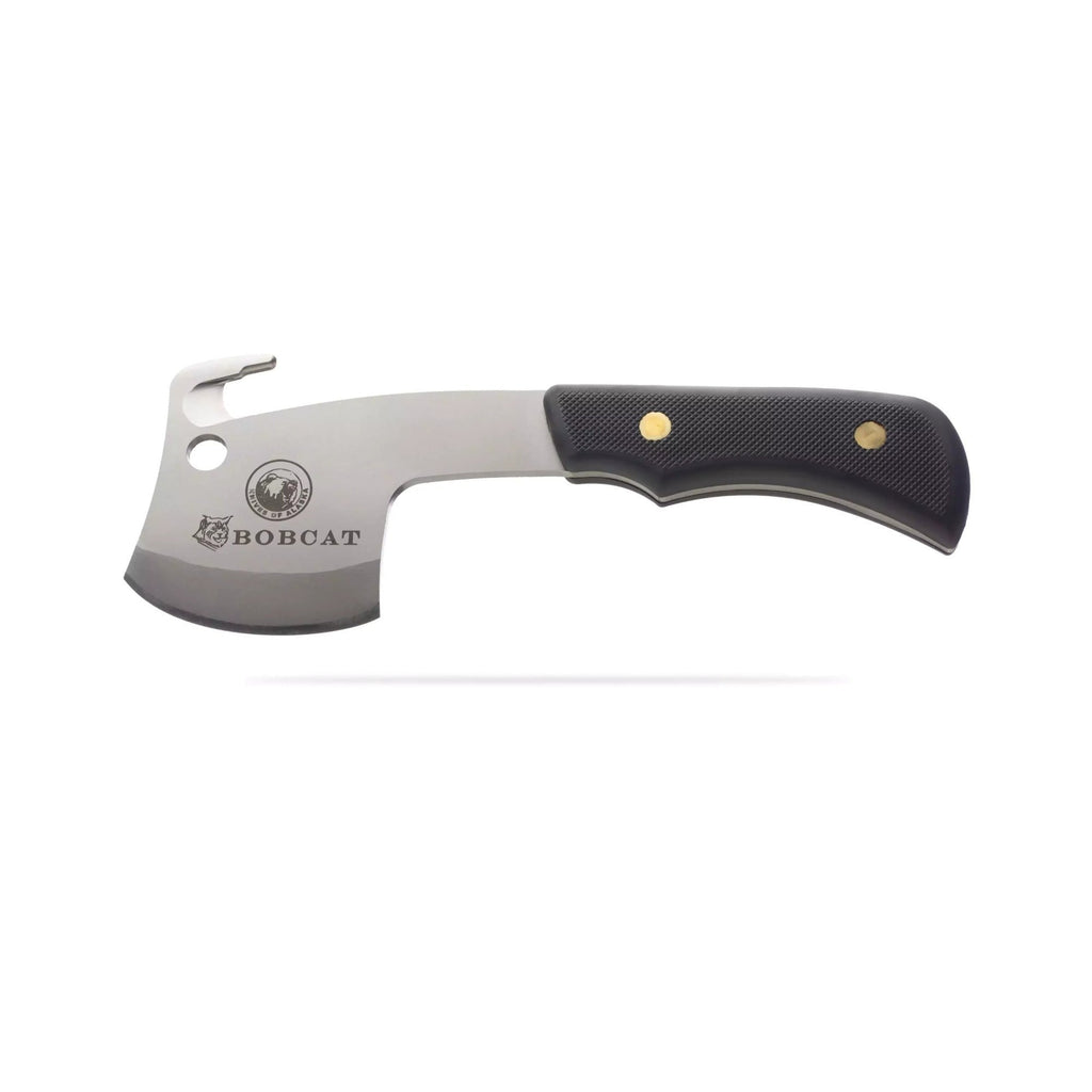 Knives of Alaska Bobcat Mini Hatchet 2.5-Inch D2 Steel Blade with Leather Sheath