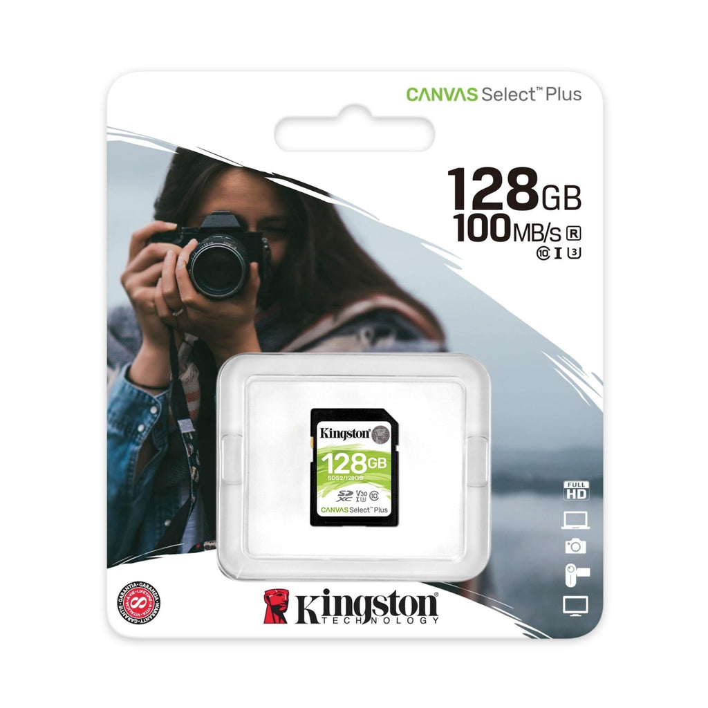 Kingston 128GB SDHC Canvas Select Plus Memory Card