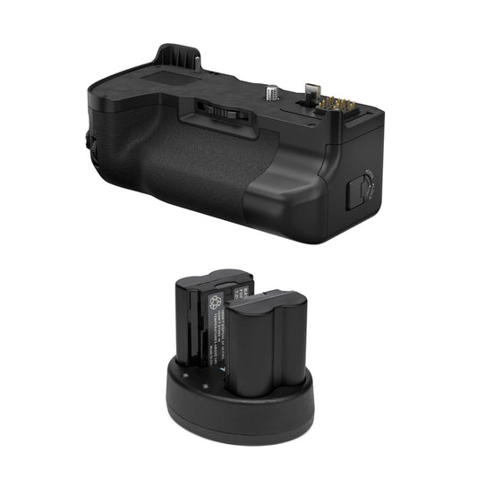 Fujifilm X-H Vertical Battery Grip with Rechargeable Battery (2-Pack) and Dual Charger