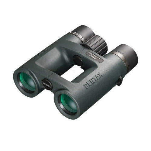 Pentax A-Series AD 9x32mm Roof Prism WP Binocular with Binocular Harness Bundle