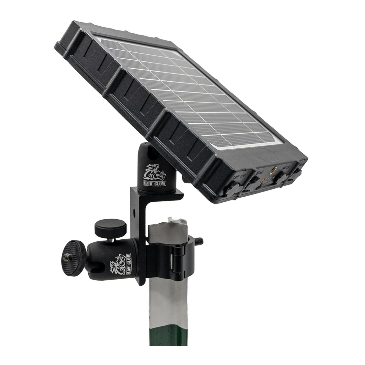 Slow Glow Maverick 2 Double Ballhead T-Post Mount with Card Reader Bundle