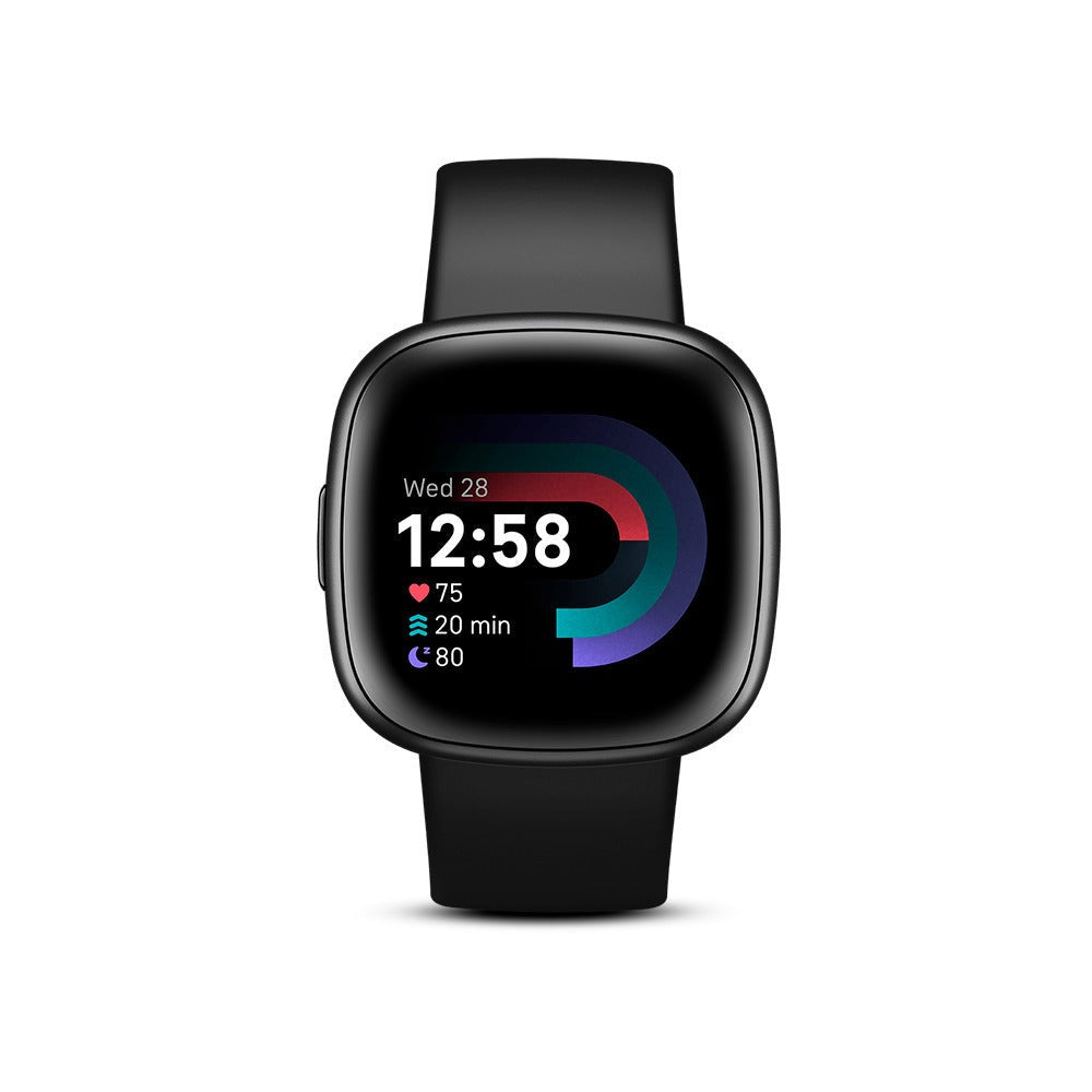 Fitbit Versa 4 Fitness Smartwatch (Black Graphite) (Used)