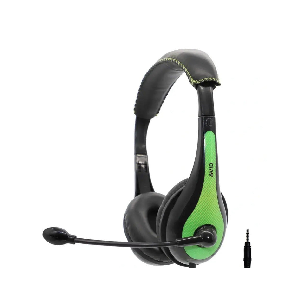 Avid Education AE-36 Headset with Noise Cancelling Microphone (Green, 100-Pack)