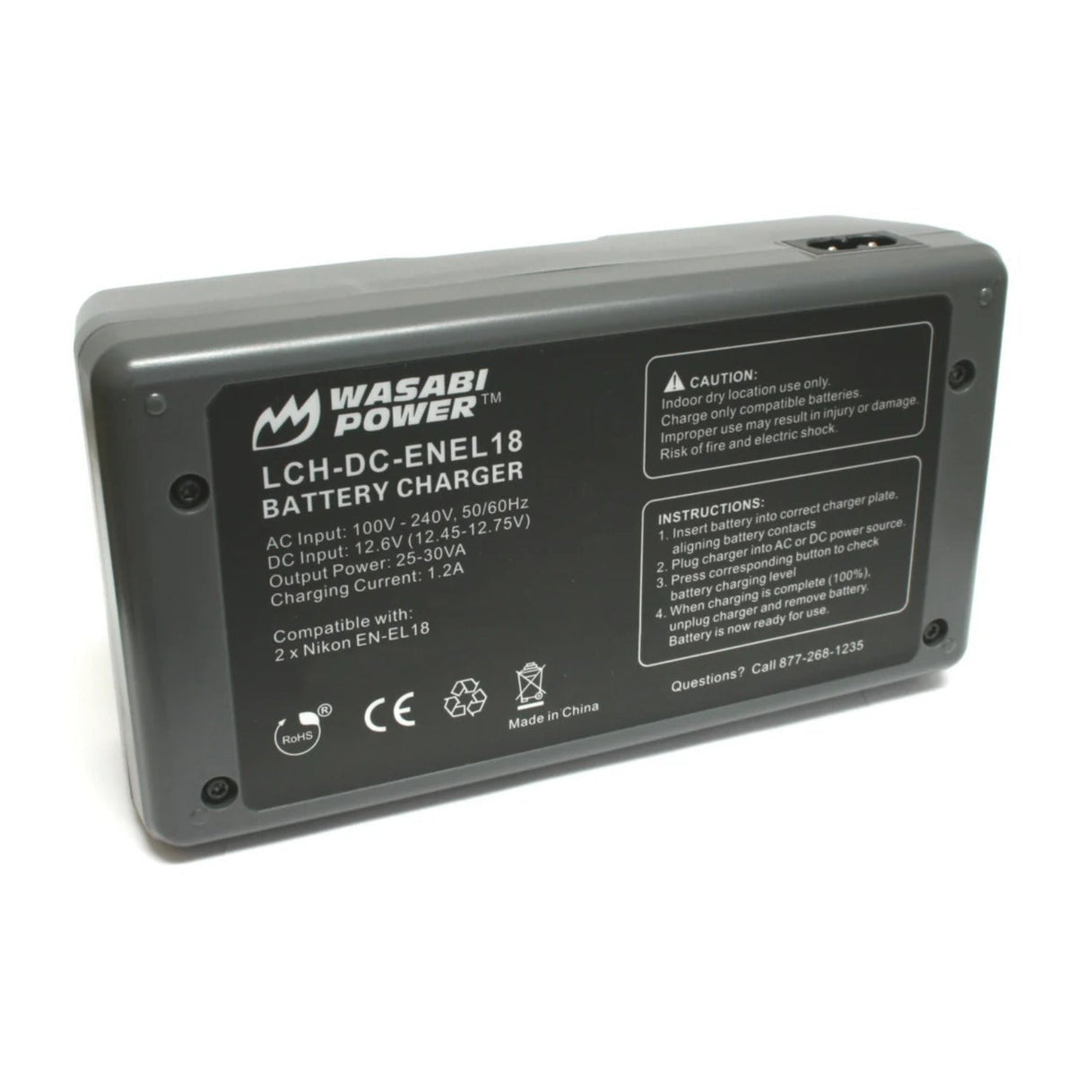 Nikon EN-EL18d Rechargeable Lithium-Ion Battery with Dual Charger Bundle