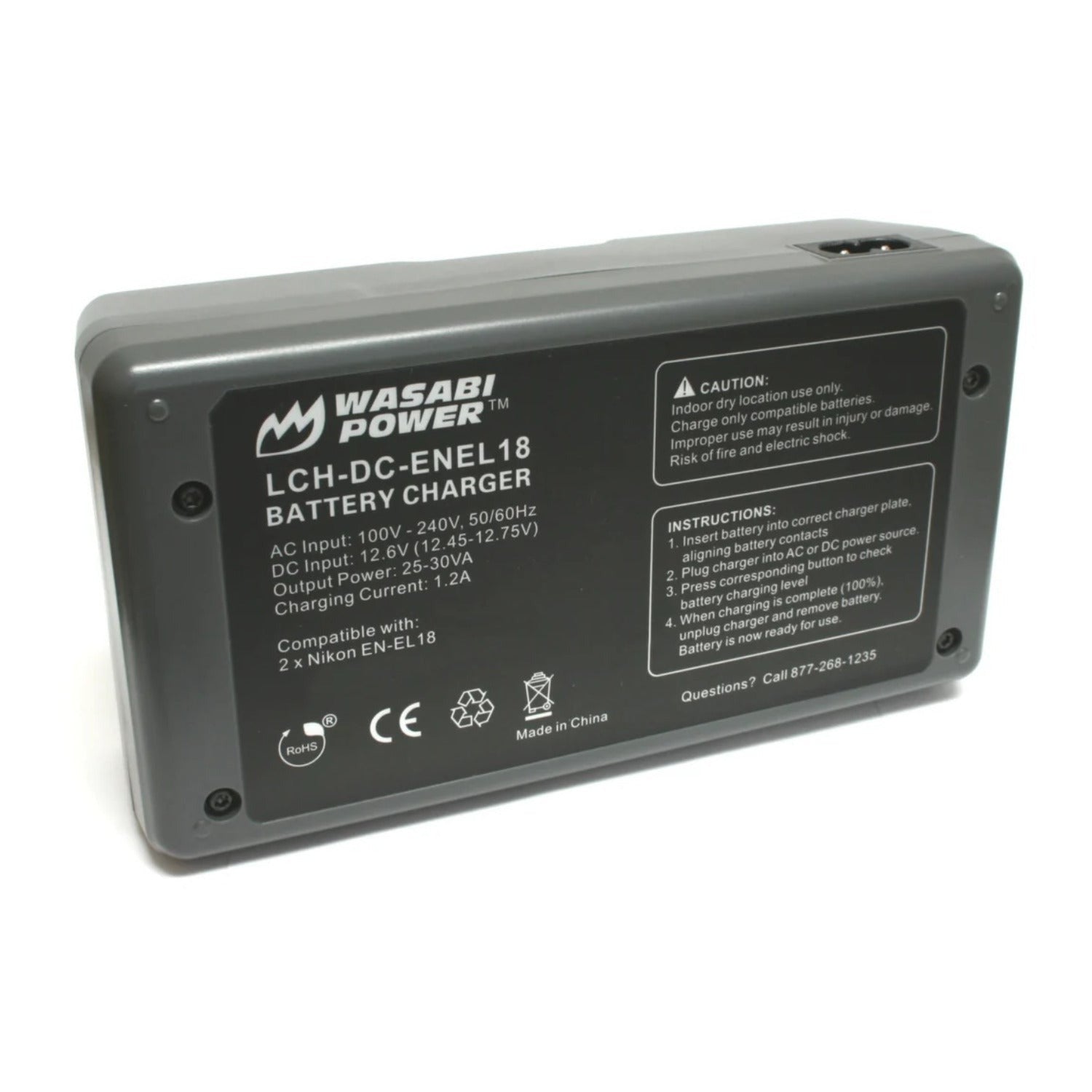 Nikon EN-EL18d Rechargeable Lithium-Ion Battery with Dual Charger Bundle