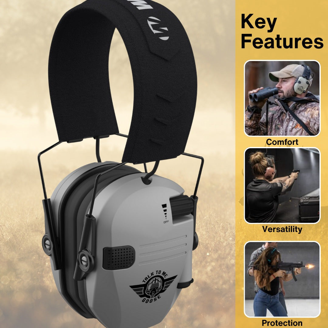 Walker's Razor Walkie Talkie Bundle with Ear Muffs and Accessories