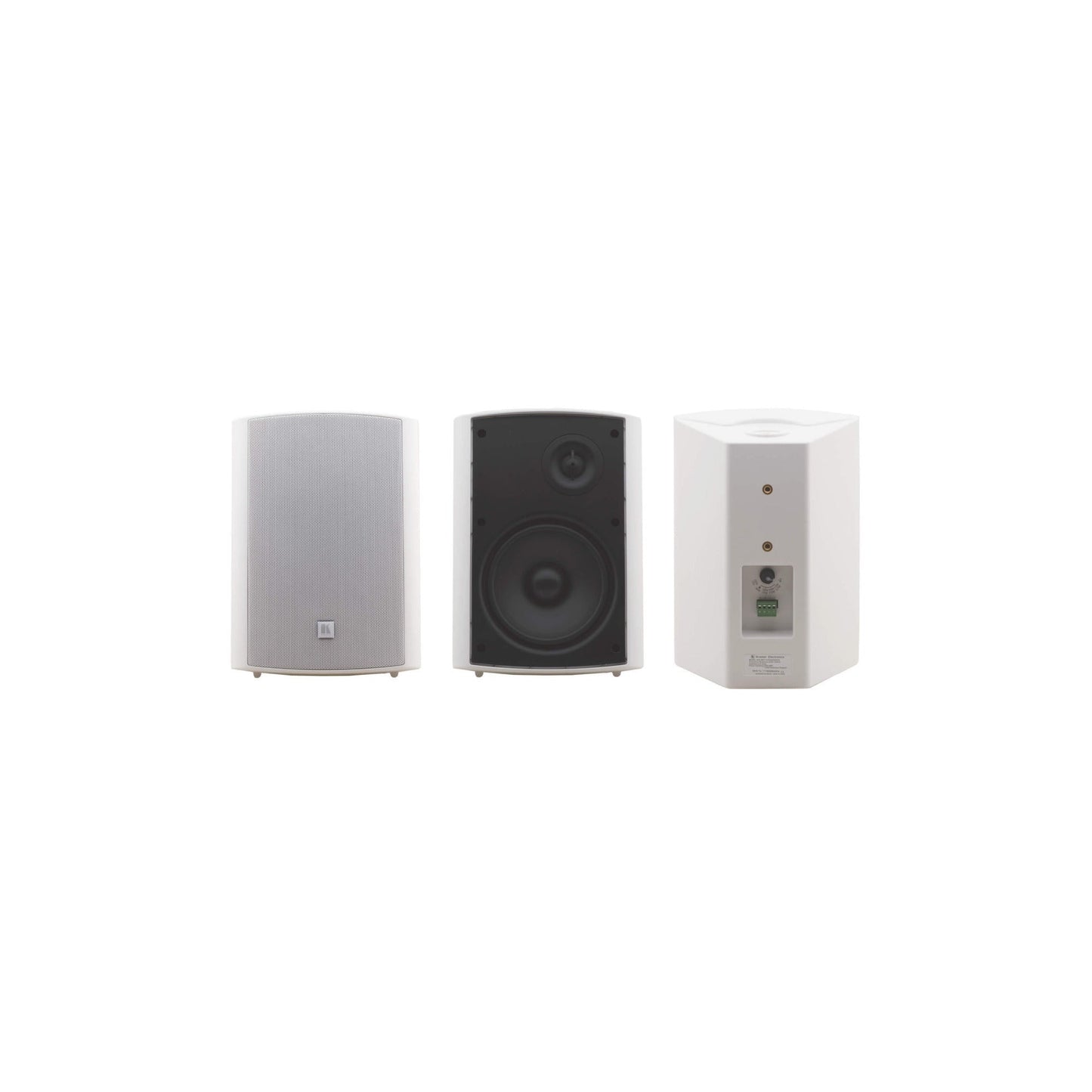 Kramer Galil 6.5-Inch 2-Way On-Wall Speakers with 40W RMS 110W Program Power (Pair, White)
