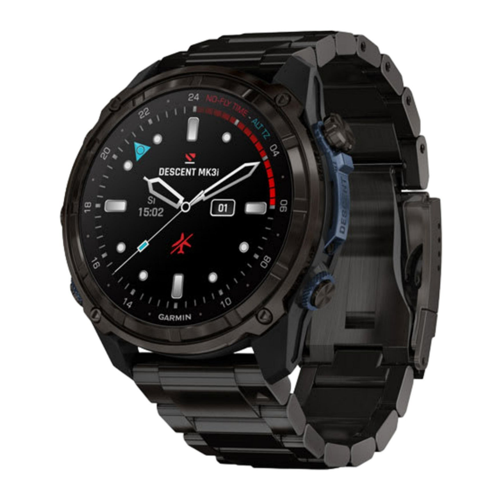 Garmin Descent Mk3i Watch Style-Dive Computer (Black, 51mm) with Transceiver