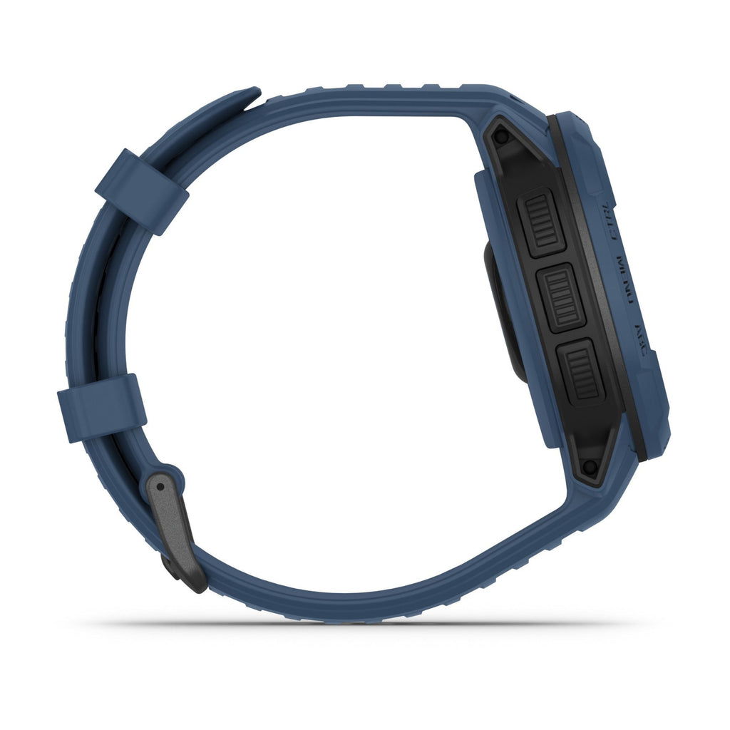 Garmin Instinct Crossover Solar Standard Edition Hybrid Smartwatch (Tidal Blue)