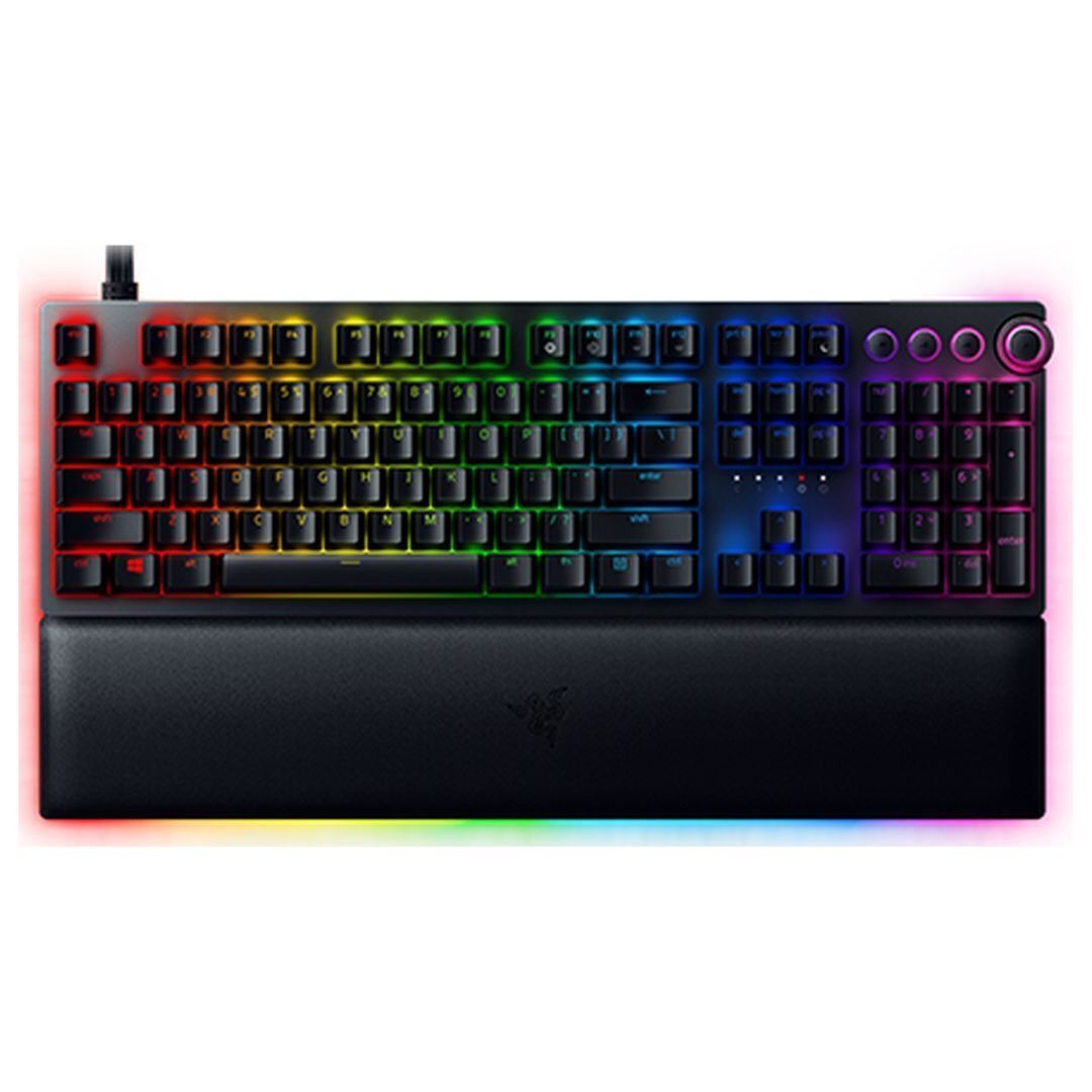 Razer Huntsman V2 Analog Gaming Keyboard with Razer Chrome RGB and Analog Optical Switches