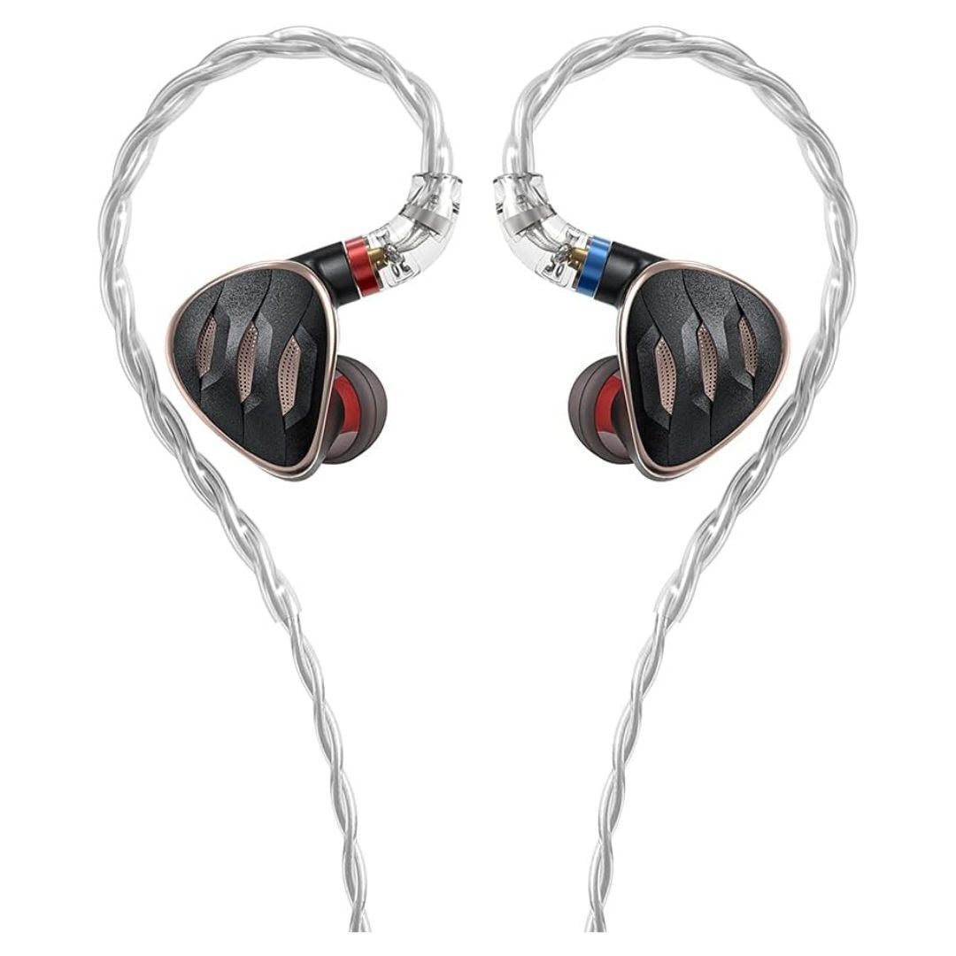 FiiO FIIOFH5SBLK Hybrid Balanced Armature In-Ear Monitor Earphones 4 Drivers