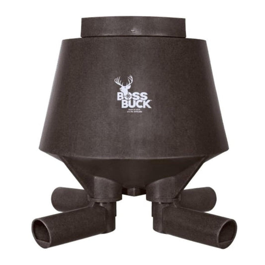 BOSS Buck 350lbs Deer Post Feeder with 4 Removable Tubes and Lid