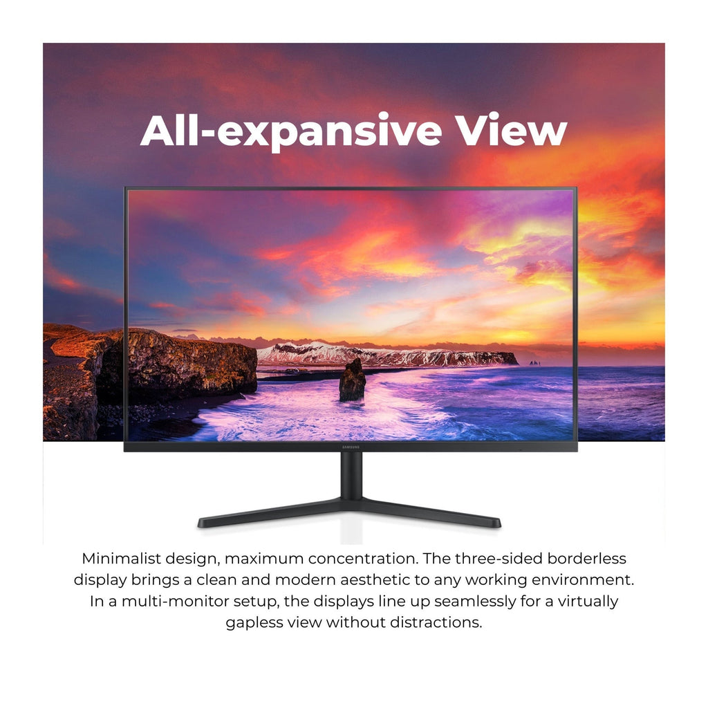 Samsung S30B 32-inch FHD Borderless Business Flat Monitor with 75Hz Refresh Rate