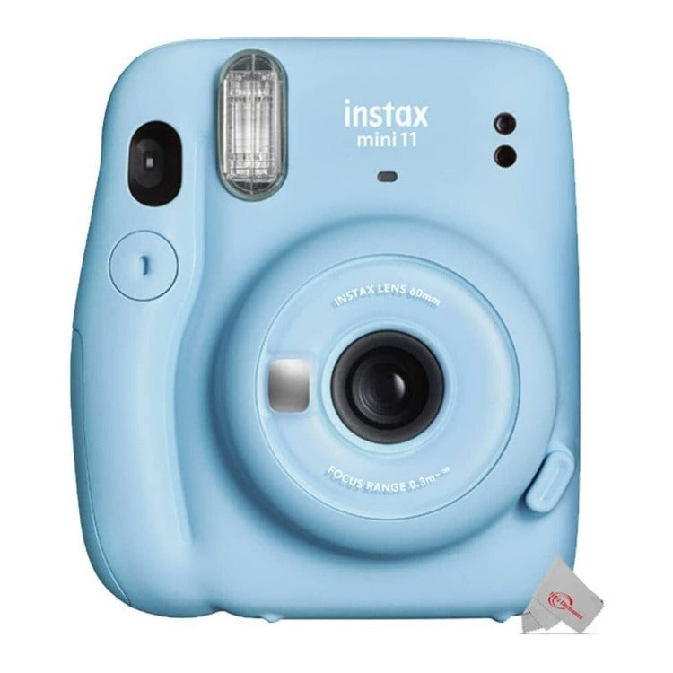 Fujifilm Instax Mini 11 Instant Film Holiday Camera Bundle (Sky Blue)