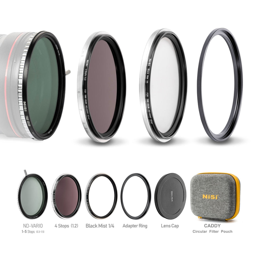 NiSi 77mm Swift VND Mist Kit with Variable Neutral Density Filter and Wide Exposure Options