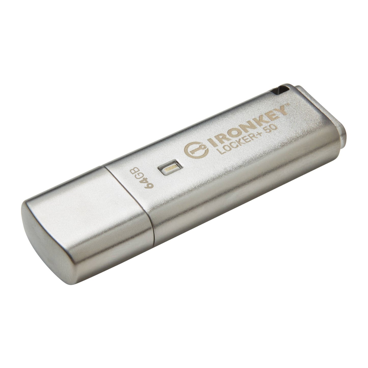 Kingston IronKey Locker+ 50 64GB USB 3.2 Gen 1 Flash Drive