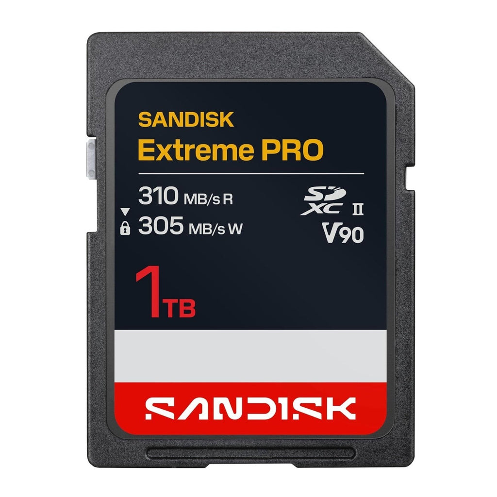 SanDisk 1TB Extreme PRO SD UHS-II V90 SDXC Memory Card