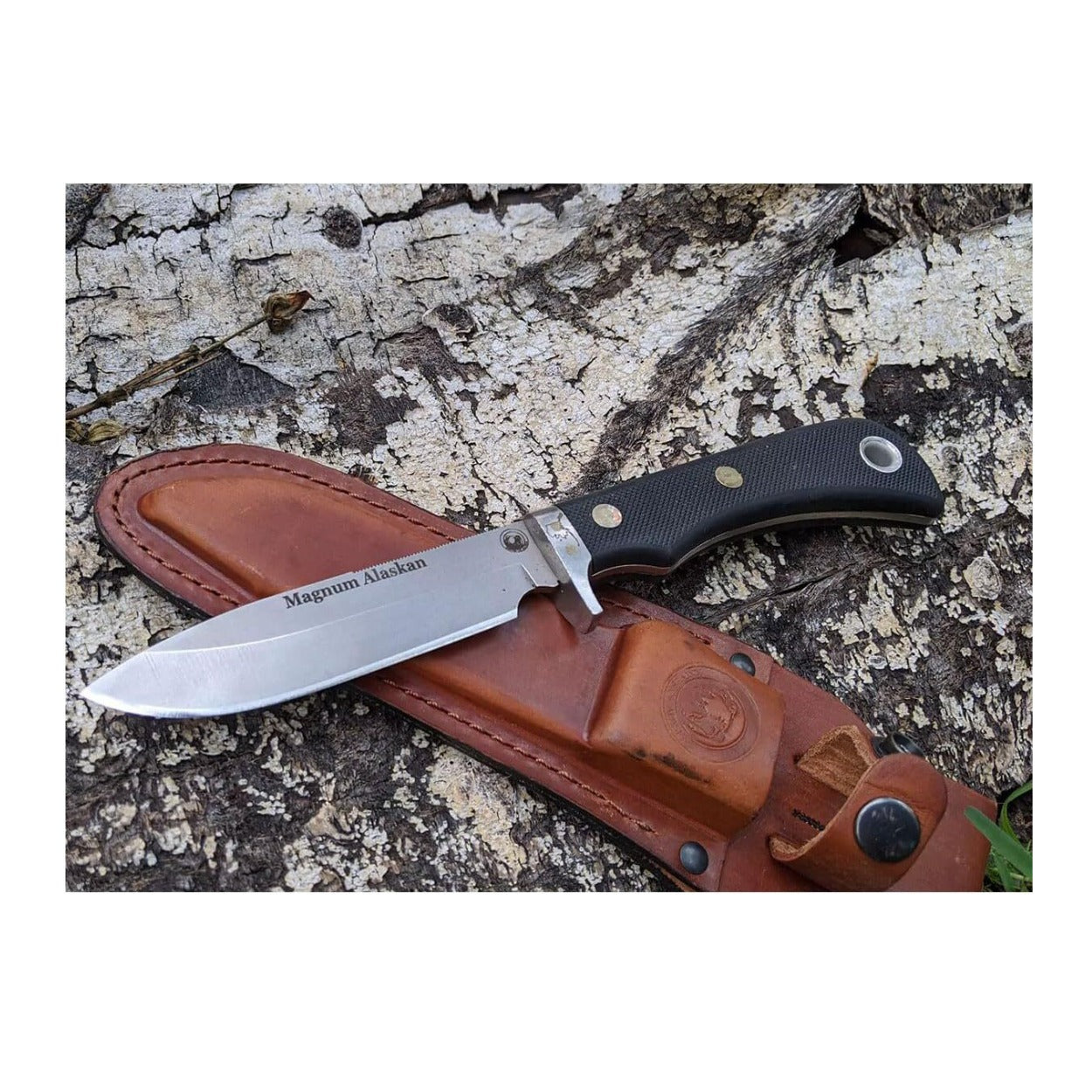 Knives Of Alaska 9.5-Inch Magnum Alaskan SureGrip Hunting Knife (Black)
