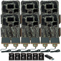 Browning Dark Ops Pro X 1080 Trail Camera (6-Pack) with Accessories Bundle