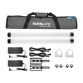 Nanlite PavoTube II 15XR 2FT CRMX Pixel Tubes with Internal Battery 2-Light Kit