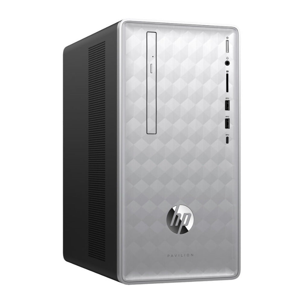 HP Pavilion 590 Desktop PC, Intel Core i7-8700, 12GB RAM, 1TB HDD, AMD Radeon RX 550 2GB (Certified Refurbished)