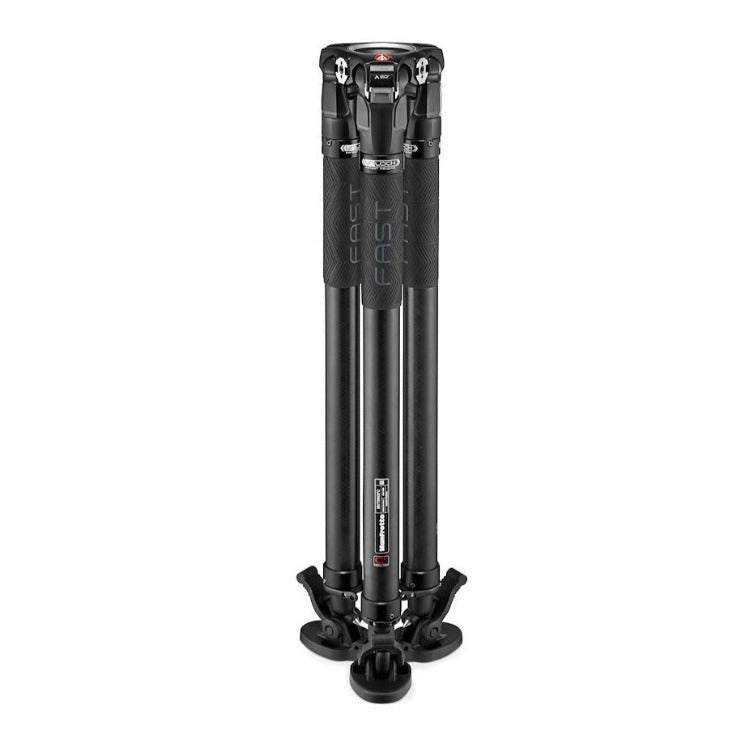 Manfrotto 504X Fluid Video Head with 635 FAST Single Carbon Leg