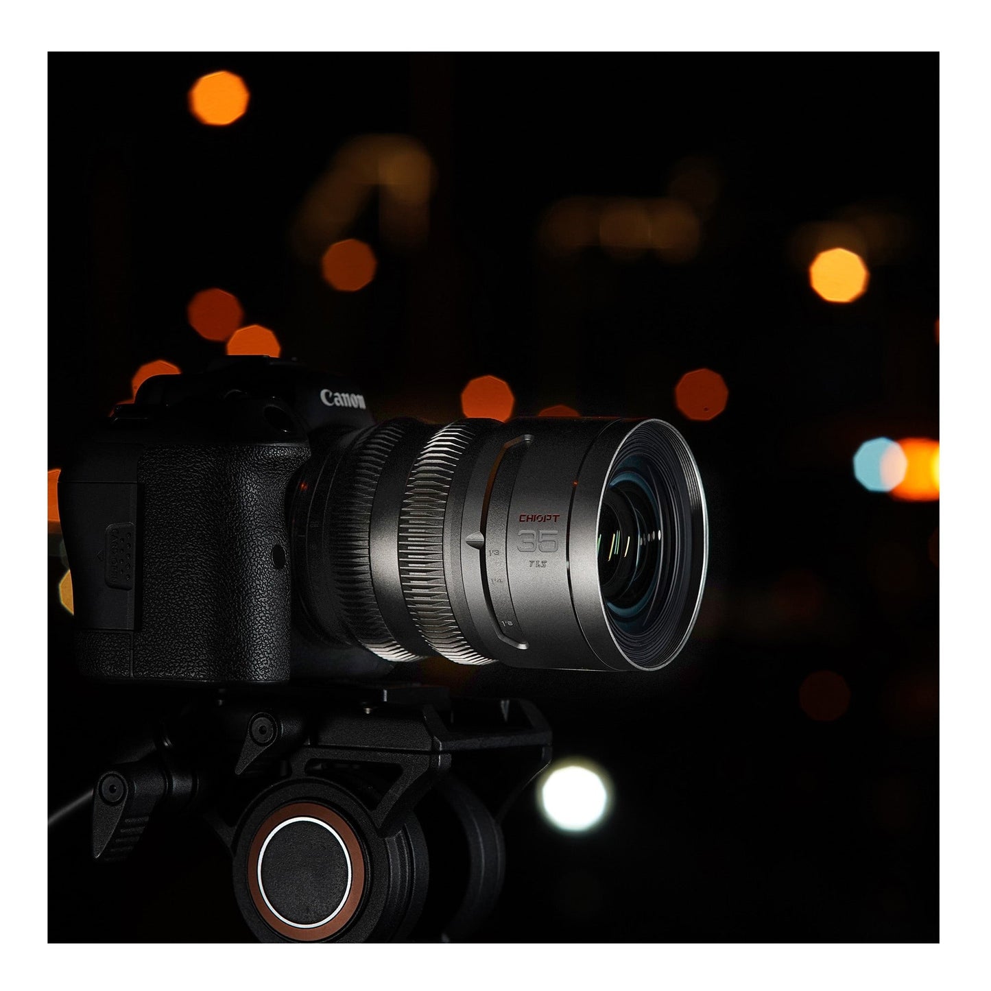 CHIOPT AURA 35mm T1.5 Cinema Lens (Canon RF) Full-Frame with Superfast Aperture and Low Distortion