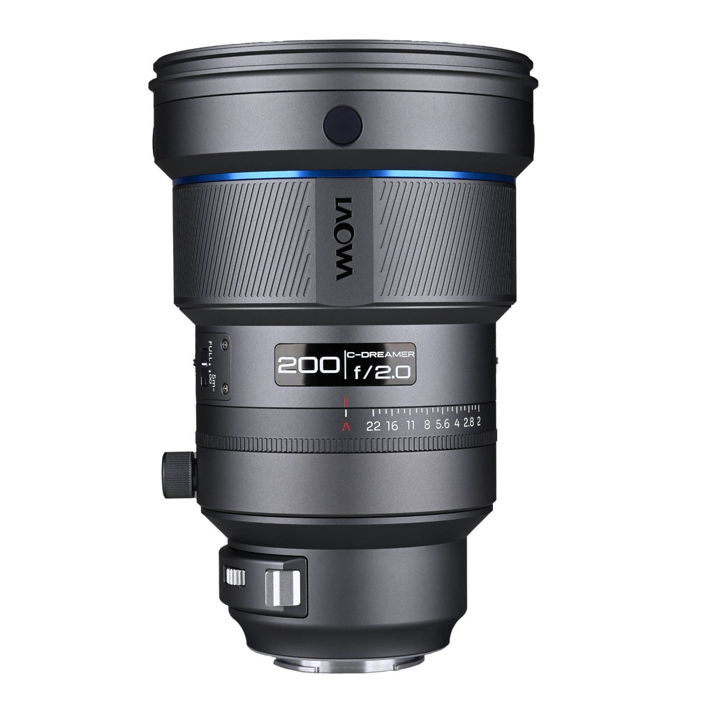 Laowa 200mm f/2 AF FF Telephoto Prime Lens (Sony E, Gray)