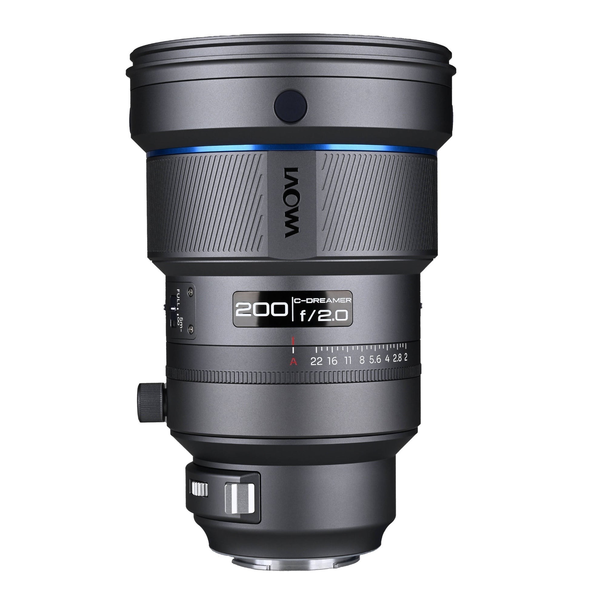 Laowa 200mm f/2 AF FF Telephoto Prime Lens (Sony E, Gray)