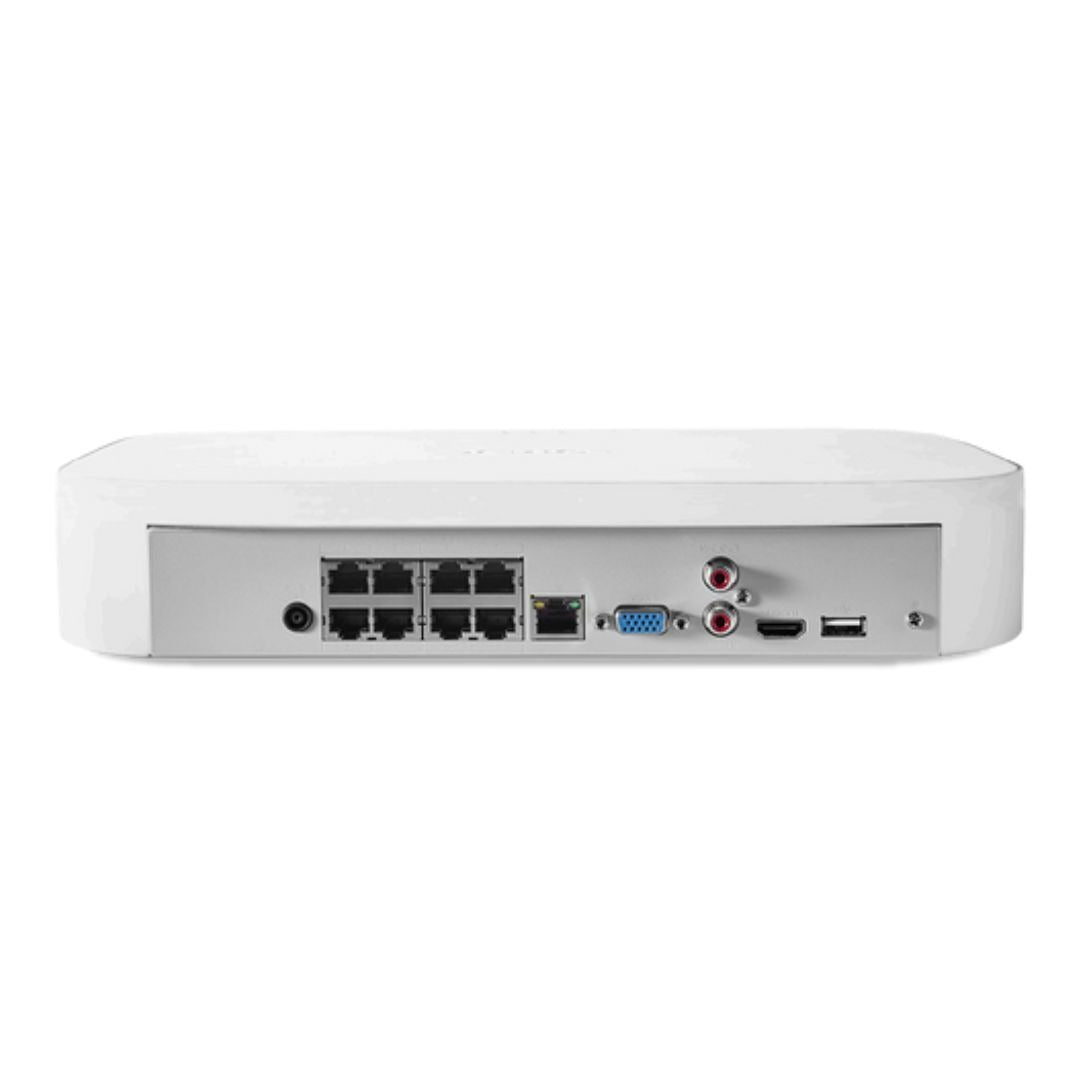 Lorex 4K Smart Deterrence Wired NVR Security System with Smart Sensor Kit, White (Certified Refurbished)