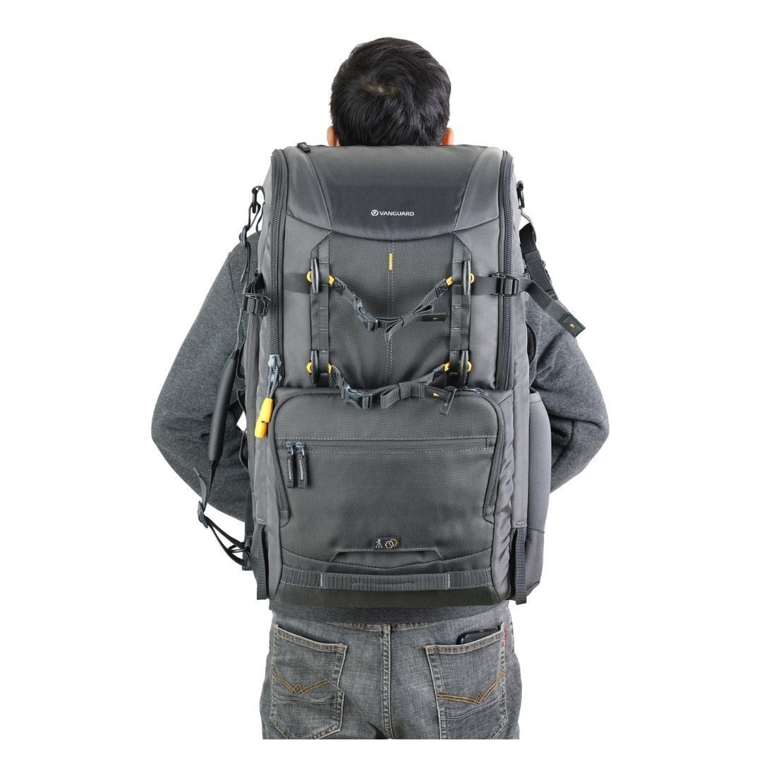 Vanguard Alta Sky 68 Large Camera Backpack with Padded Inserts and Ergonomic Design (Dark Gray)