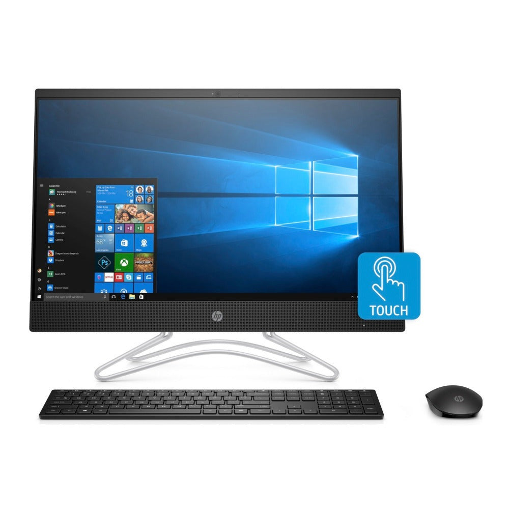 HP 24-F0032DS 23.8" FHD IPS Touch All-in-One PC, AMD A9-9425, 8GB RAM, 1TB HDD, Windows 10 (Certified Refurbished)