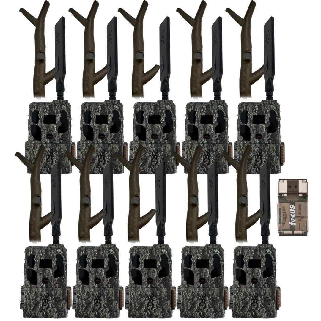 Browning Trail Camera Defender 46MP HD AI Wireless Pro Scout Max Bundle