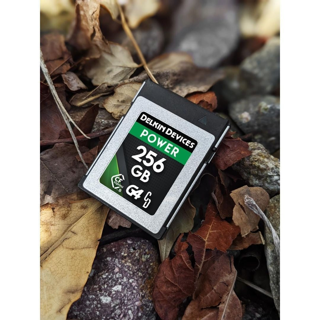 Delkin Devices Power 256GB CFexpress Type B G4 Memory Card with 1780 MBPS Max Read Speed