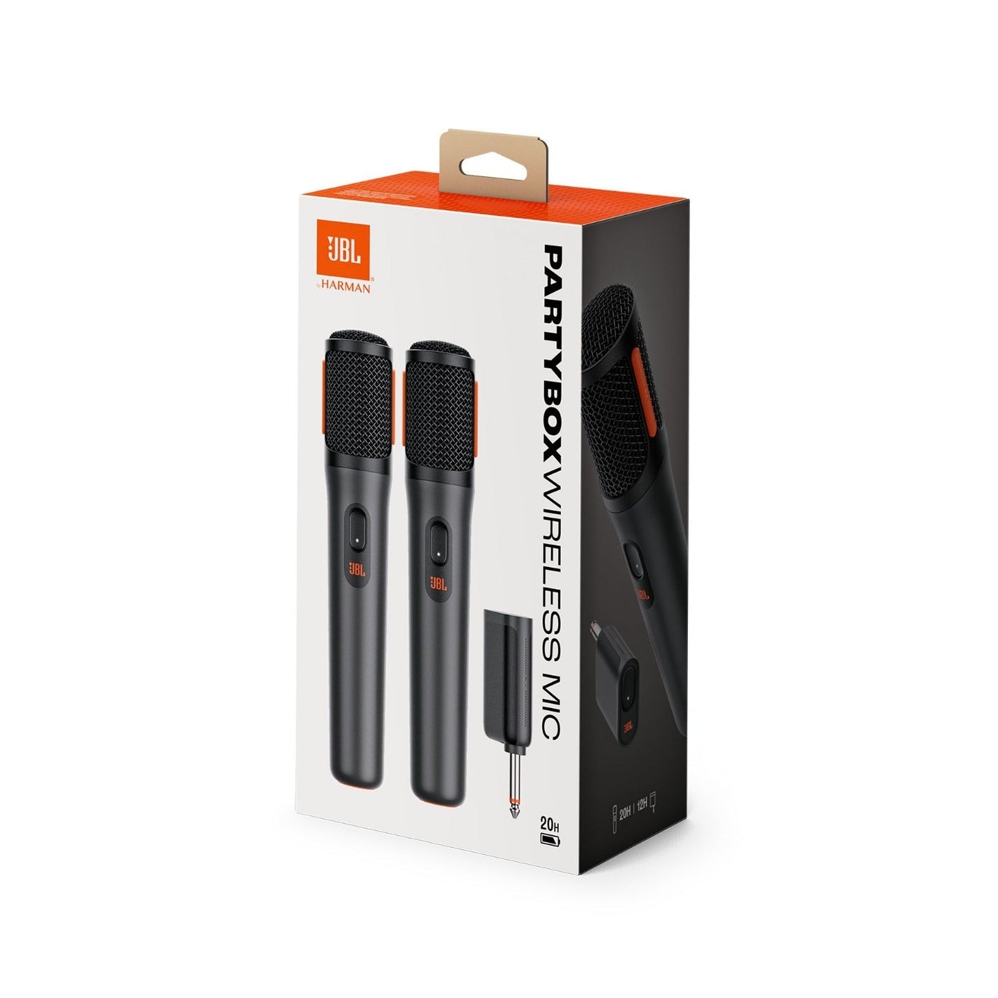JBL PartyBox Digital Wireless Microphone (Pair, Black)