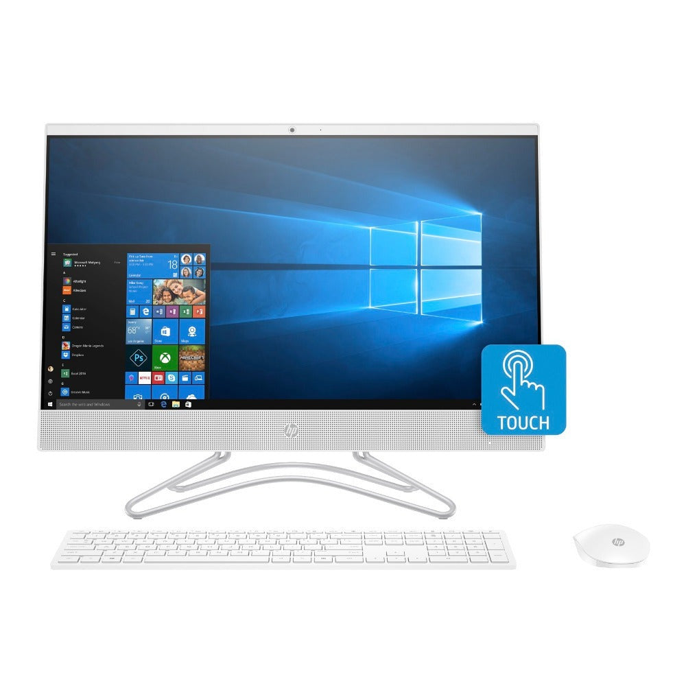 HP 24-F0022 23.8" FHD IPS Touch All-in-One PC, AMD A9-9425, 8GB RAM, 1TB HDD (Certified Refurbished)