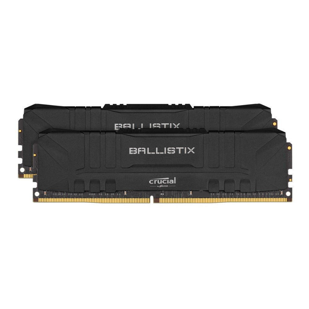 Crucial Ballistix CL16 UDIMM 32GB DDR4-3600 Gaming Memory Kit (2 x 16GB, Black)