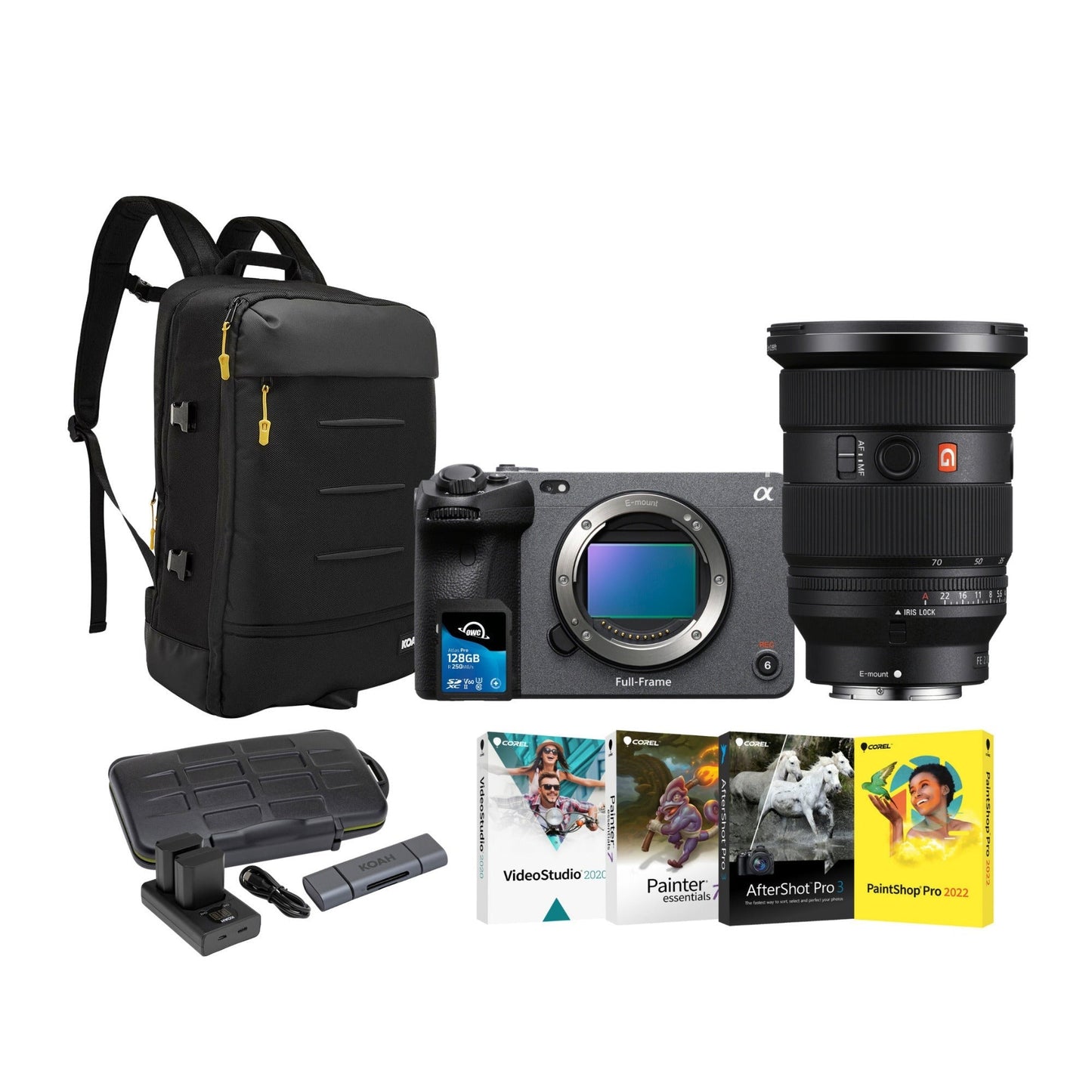 Sony FX30 Digital Cinema Camera with FE 24-70mm f/2.8 GM II Lens Bundle