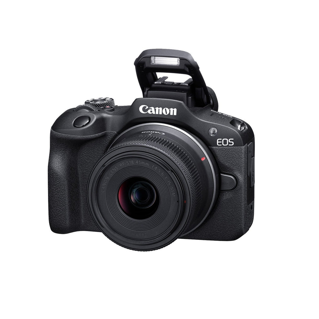 Canon EOS R100 Mirrorless Camera with 18-45mm Lens Bundle