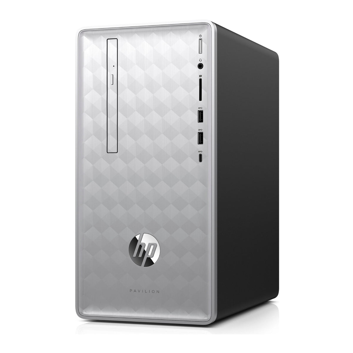 HP Pavilion 590 Desktop PC, Intel Core i7-9700, 16GB RAM, 1TB HDD + 128GB SSD, Radeon Graphics 4GB, Windows 10 (Certified Refurbished)
